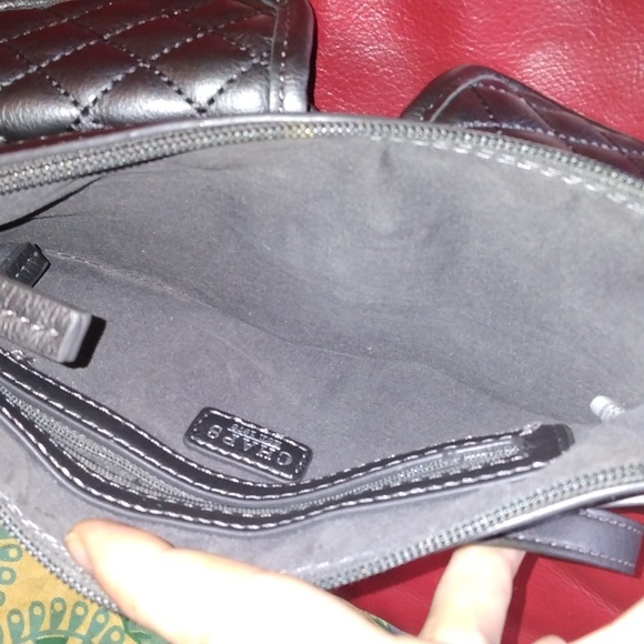 Chaps gunmetal shoulder bag - Picture 3 of 5
